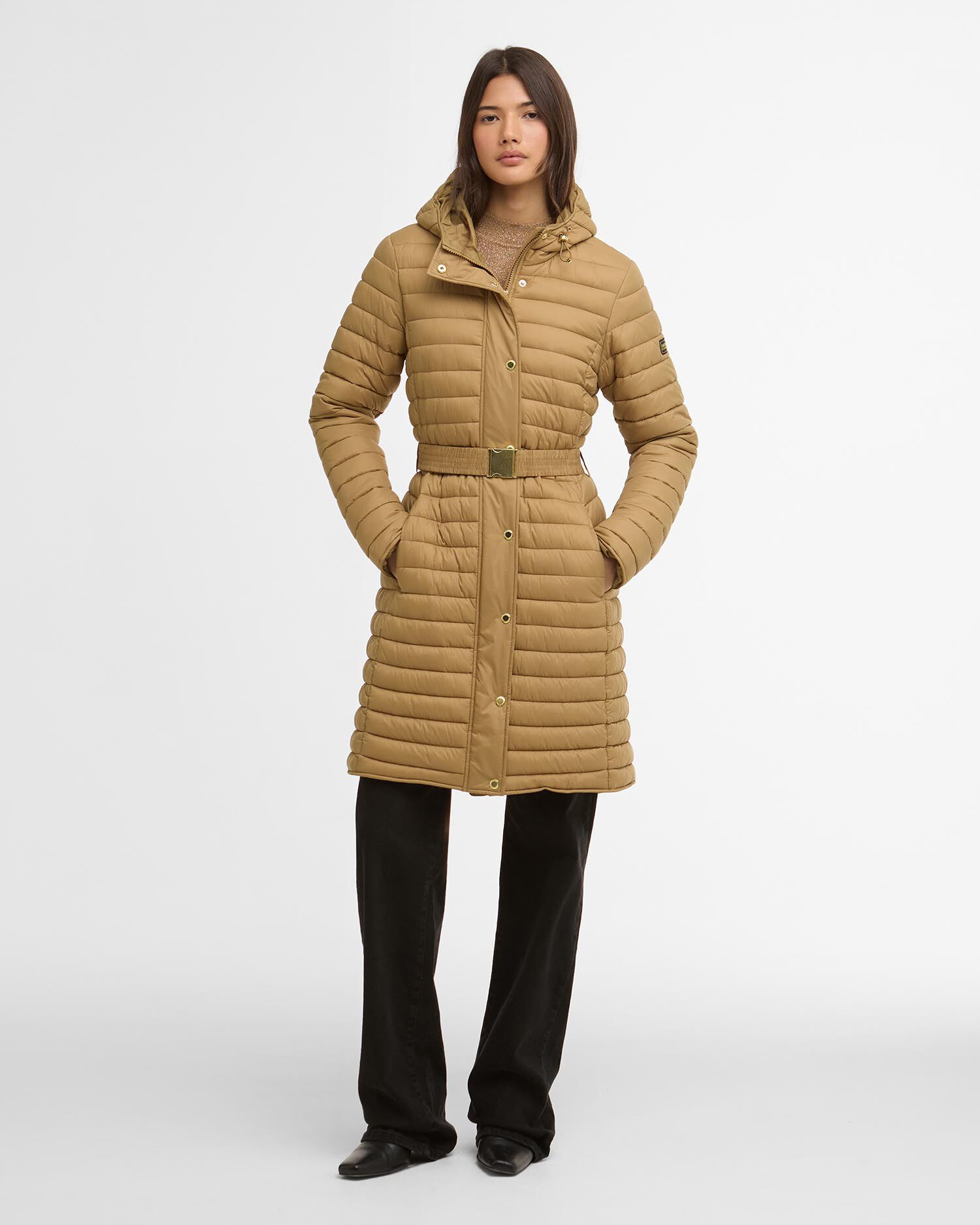 Longline Jada Puffer Jacket Antique Bronze