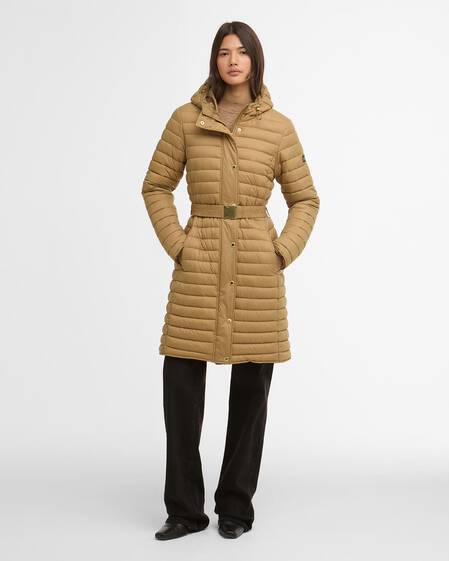 Longline Jada Puffer Jacket Antique Bronze