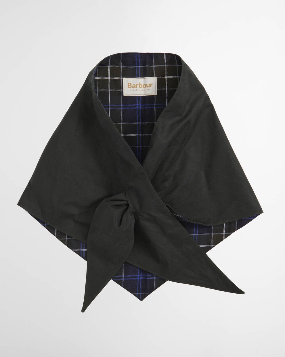 Barbour x ARKET Fairgame Waxed Head Scarf