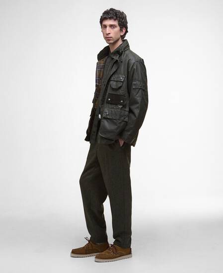 Editor Waxed Jacket Archive Olive