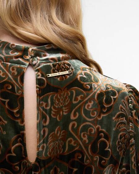 Barbour FARM Rio Ana Clara Mini Dress Pineapple Print