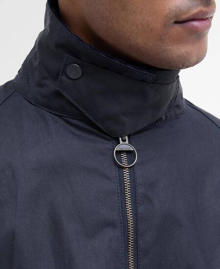 Bedale Short Waxed Jacket Classic Navy
