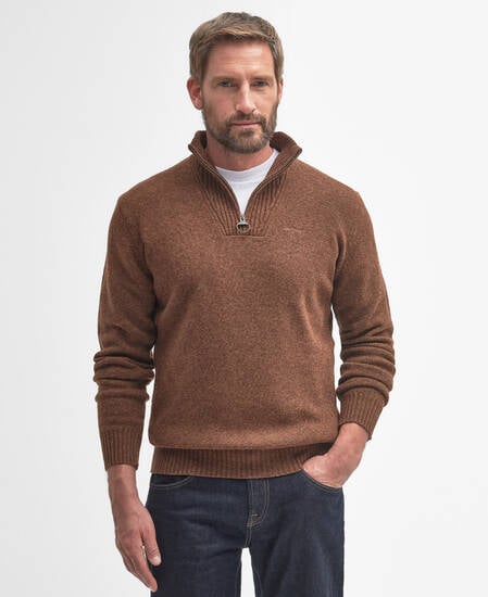 Essential Half-Zip Jumper Sandstone