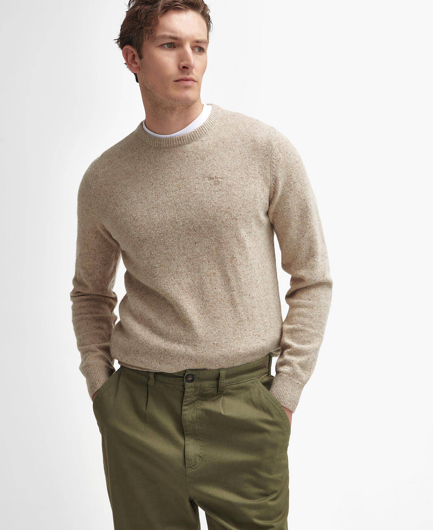 Washed Stretch Relaxed Trousers image number 3