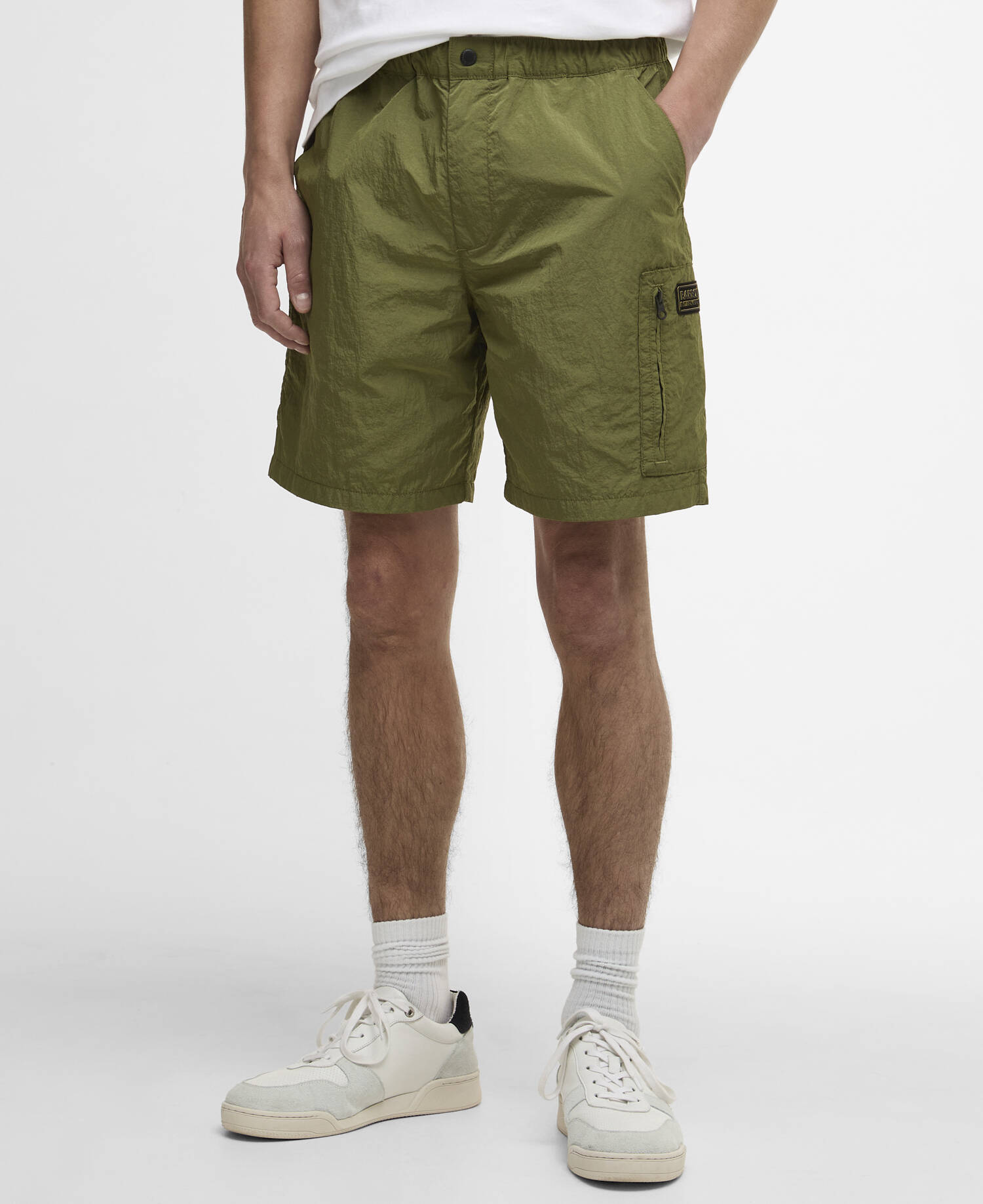 Inline Cargo Shorts Cable Olive image number 1