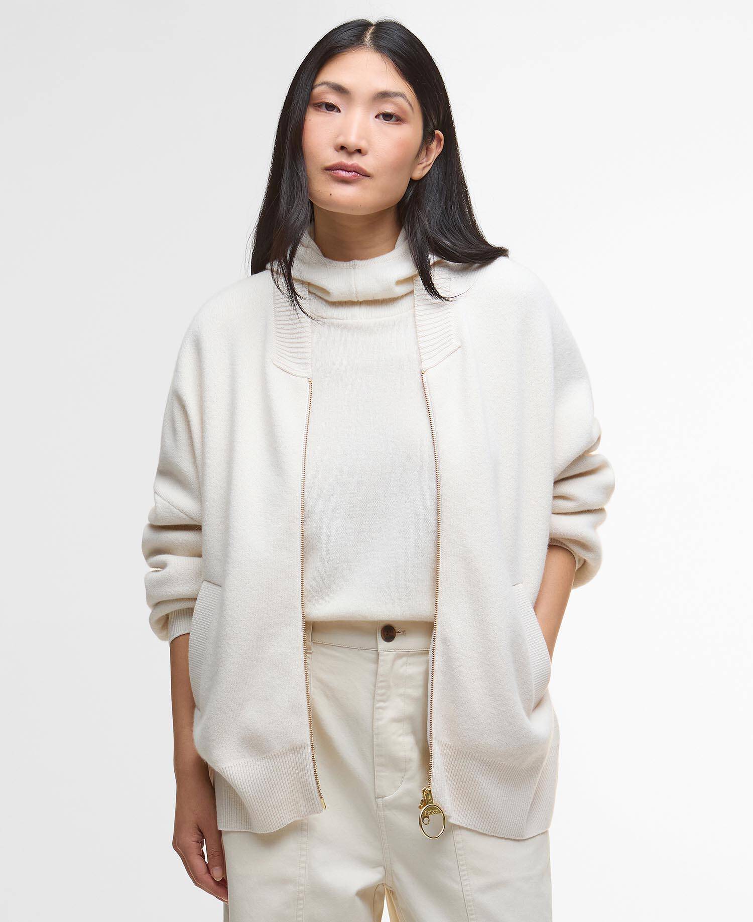 Milda Knitted Bomber Jacket image number 0