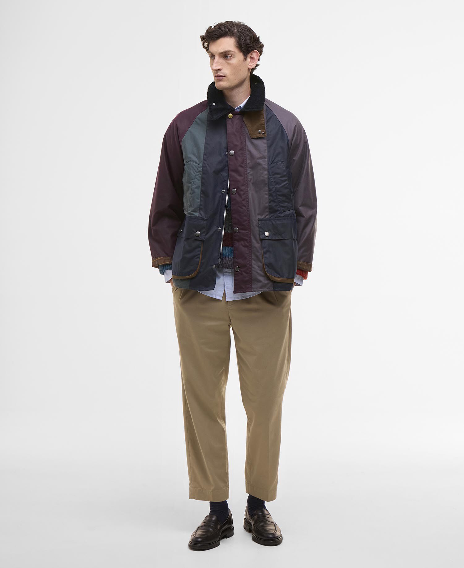 Buy Paul Smith loves Barbour Striped Oversized Bedale Waxed Jacket