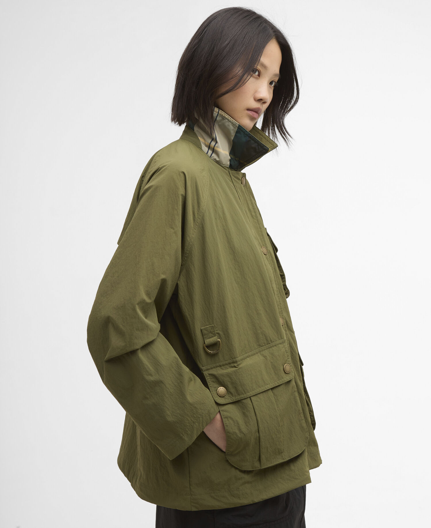 Debbie Showerproof Jacket Burnt Olive
