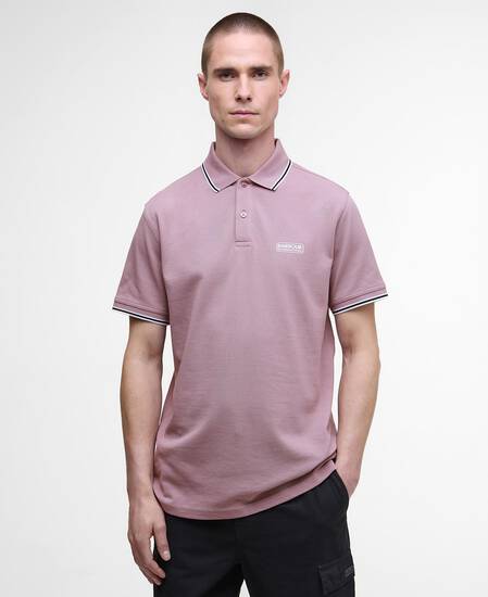 Evan Short-Sleeved Polo Shirt Elderberry Evan Short-Sleeved Polo Shirt Elderberry