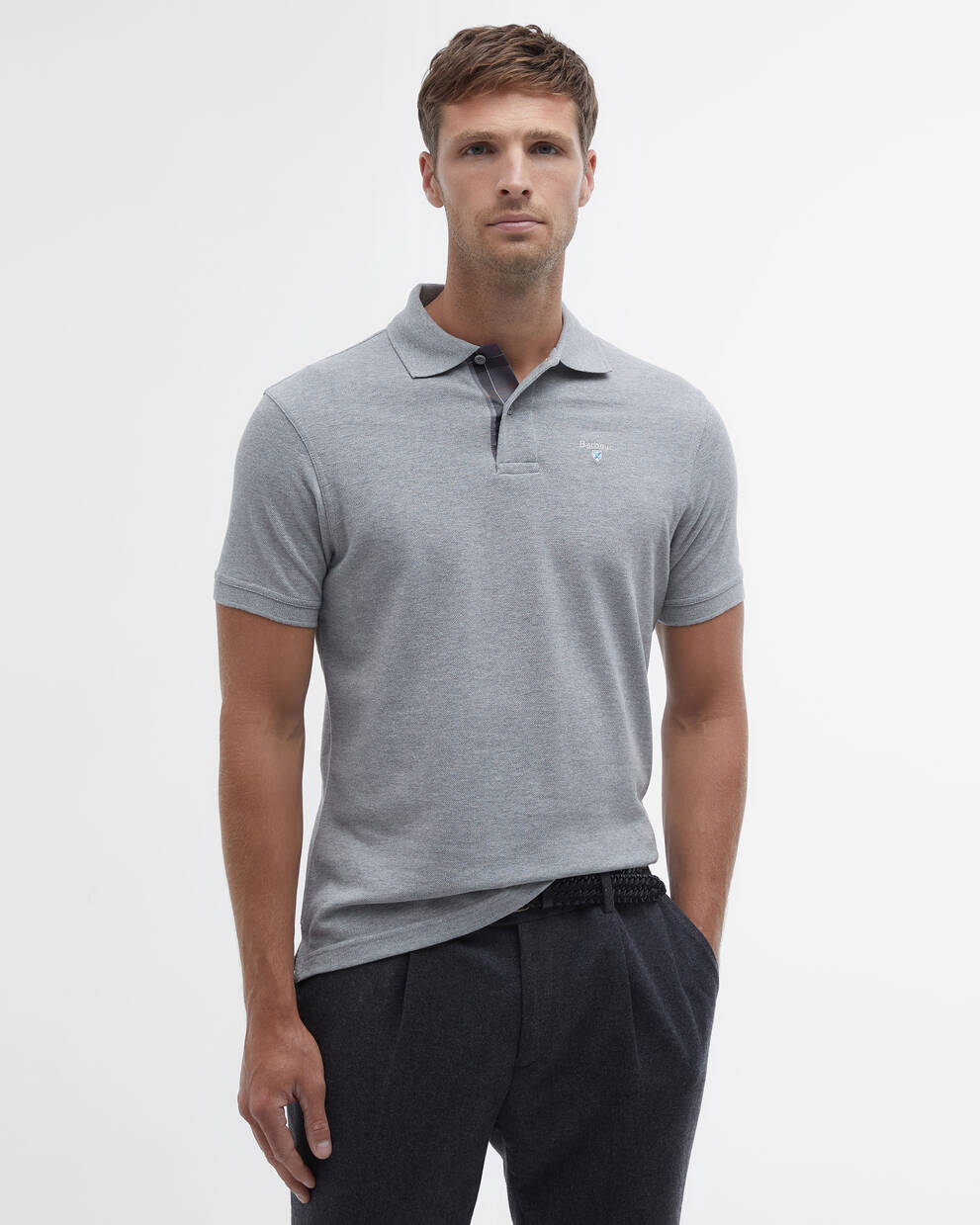 Tartan Pique Polo Shirt