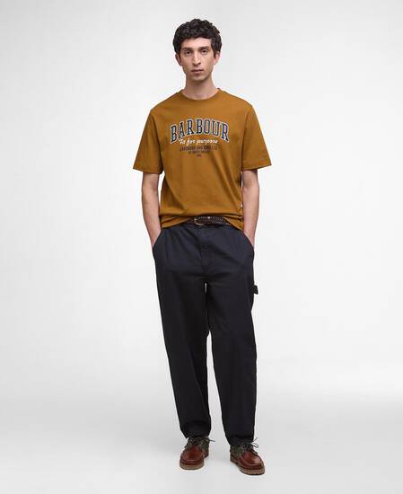 Fort Relaxed Graphic T-Shirt Bronze Brown Fort Relaxed Graphic T-Shirt Bronze Brown