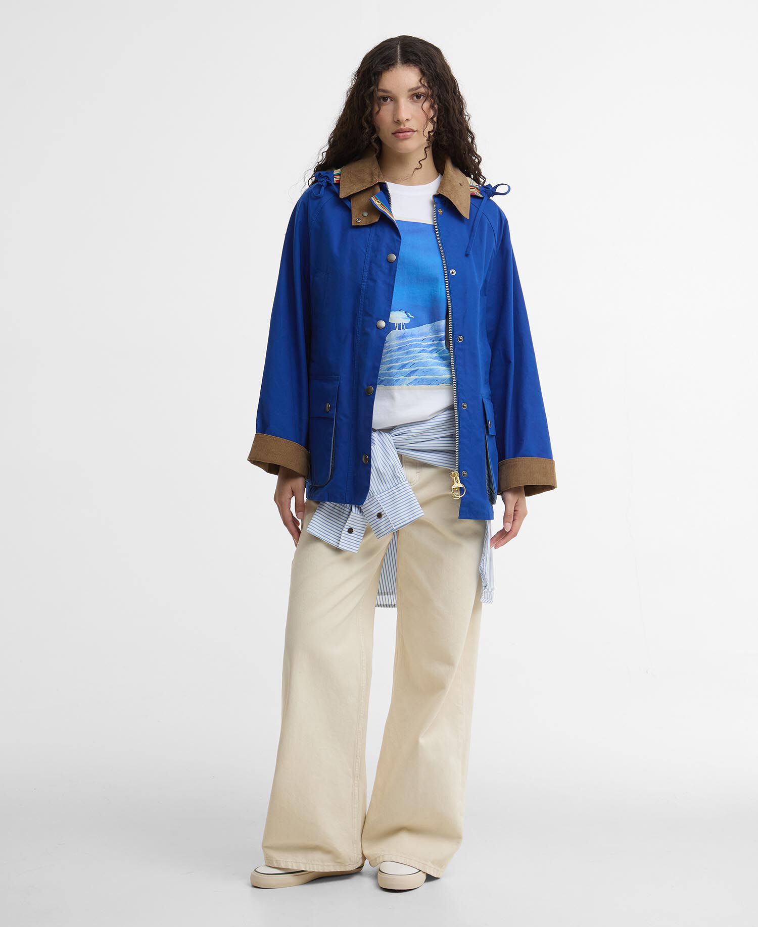 Paul Smith Loves Barbour Bedale Casual Jacket Royal/Ancient/Winterberry
