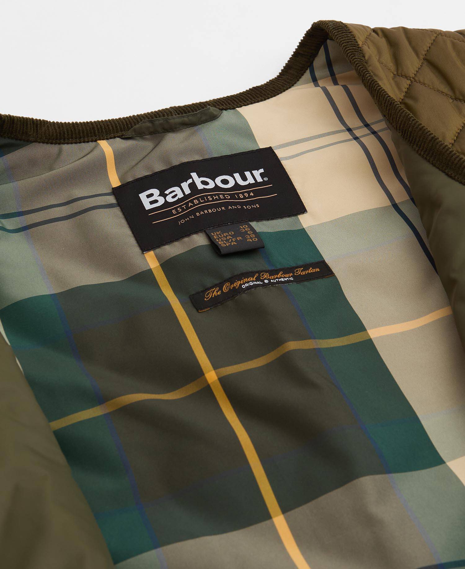 Heslerton Gilet Golden Olive/Olive/Ancient Tartan image number 4