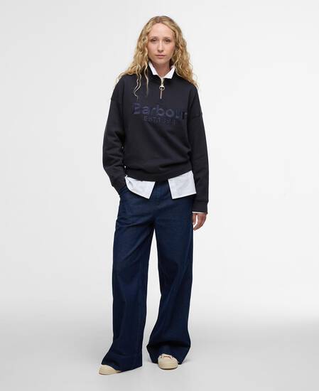 Pullover Sara Half-Zip Dark Navy