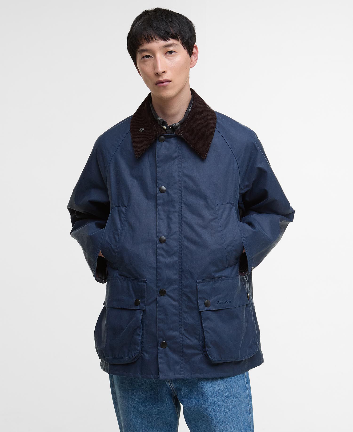 Buy Oversized Bedale Waxed Jacket for GBP 299.00 | BARBOUR_GB