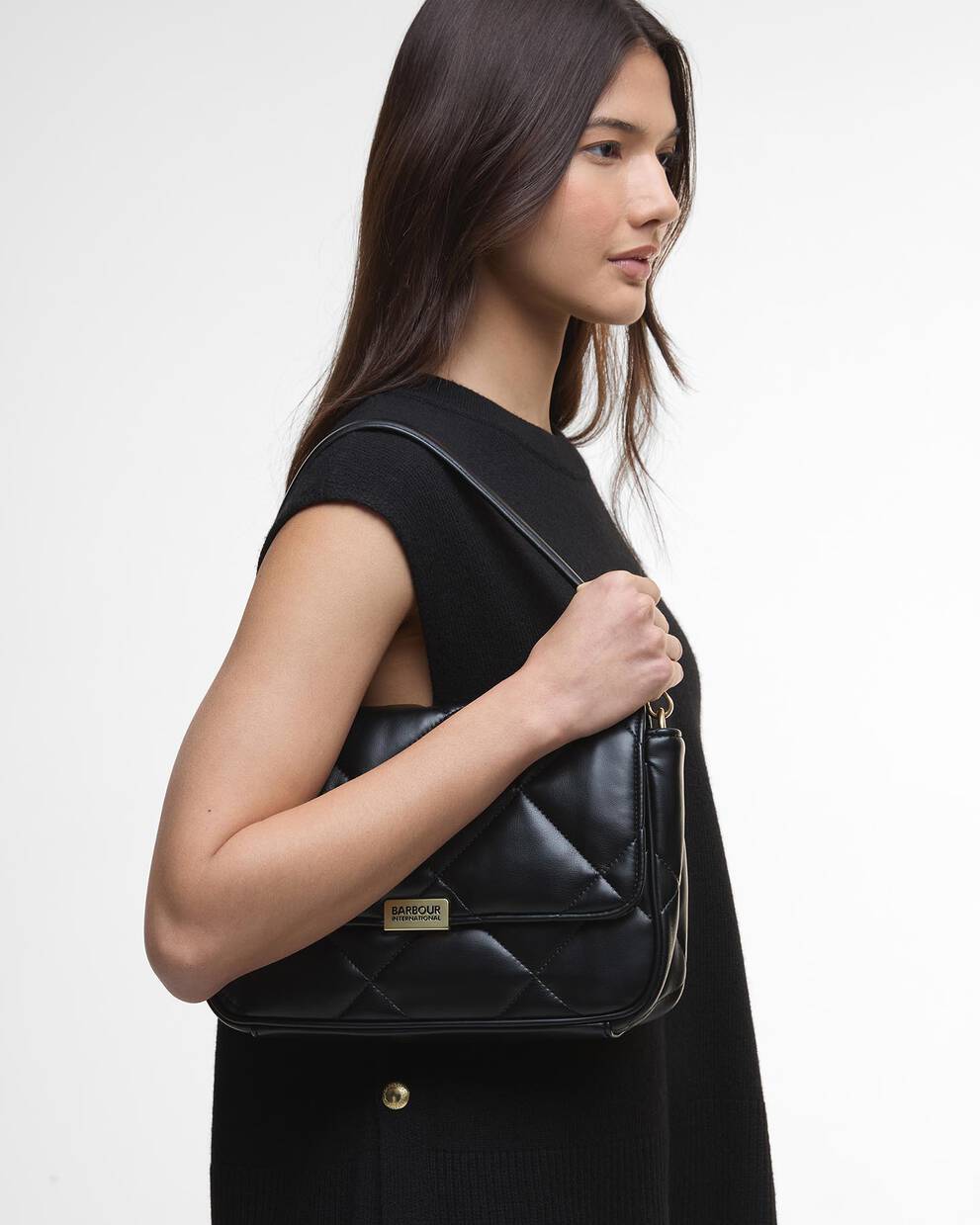 Soft Quilted Shoulder Bag