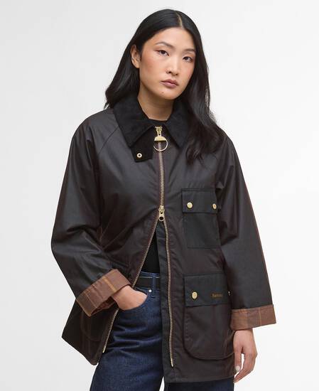 Luella Waxed Jacket Rustic/Muted Tartan