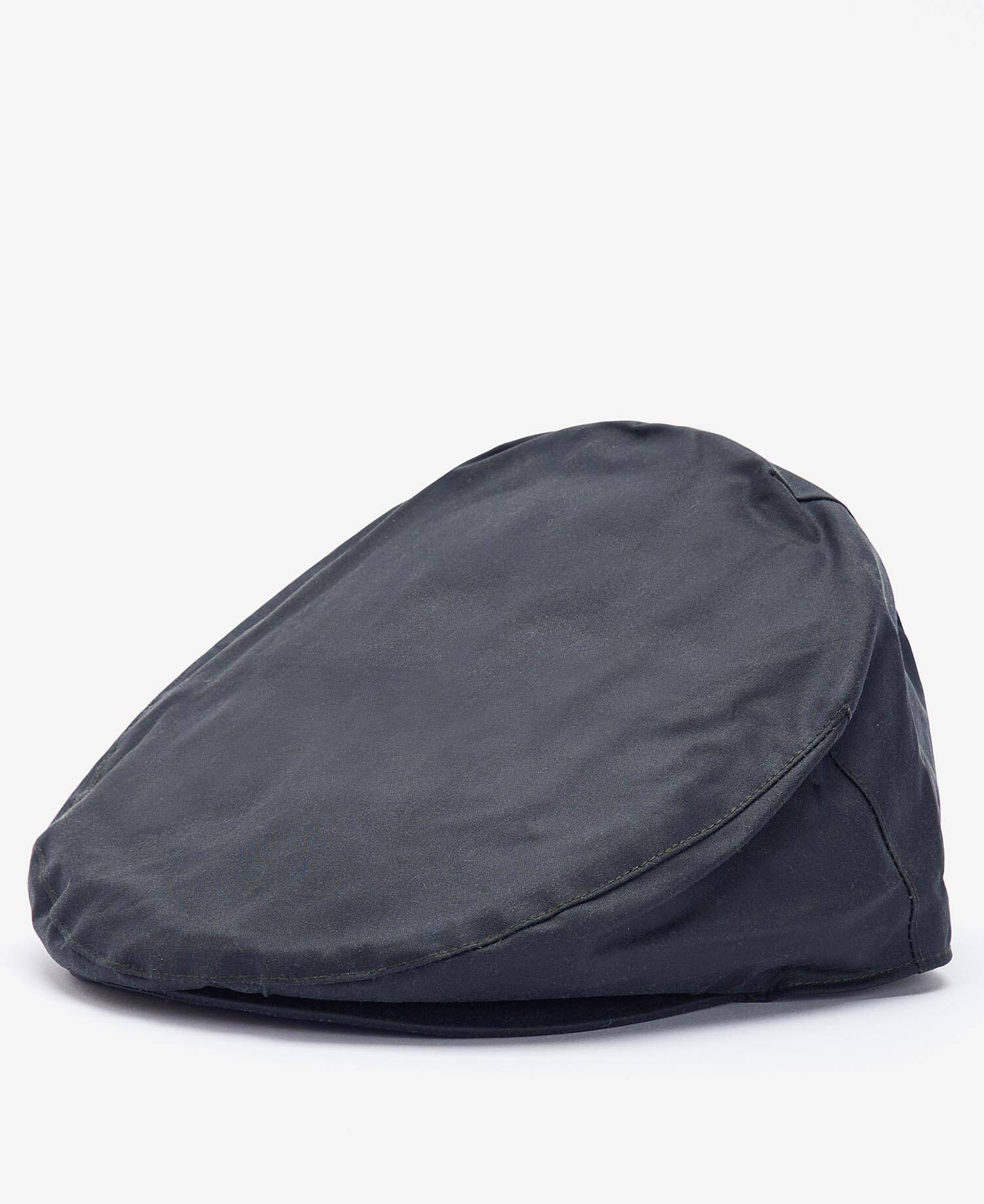 Waxed Flat Cap Classic Navy image number 0