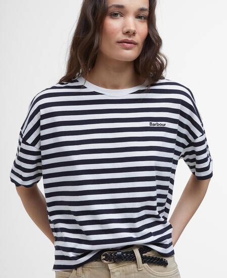 Adria Striped T-Shirt Navy Stripe