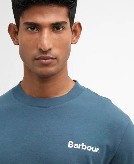 T-Shirt Packling Relaxed Graphic Dusk Blue