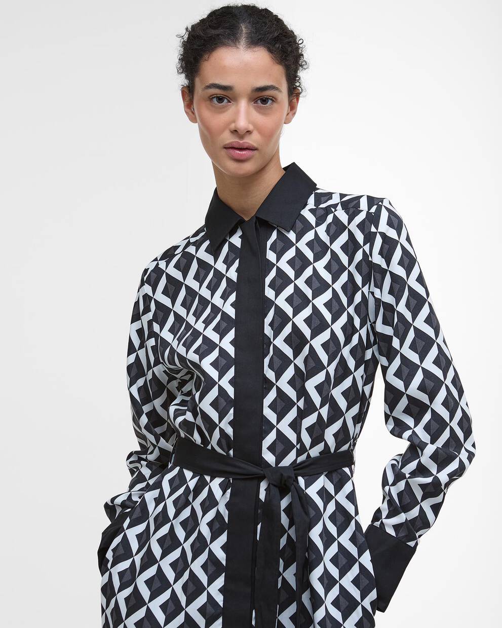 Abito midi con stampa Demi