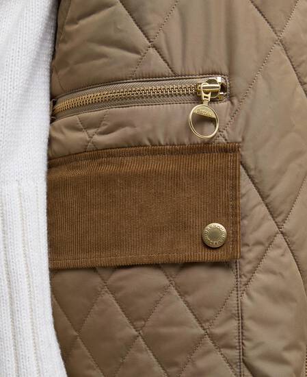 Gilet Lydia Military Brown/Ancient Tartan Gilet Lydia Military Brown/Ancient Tartan