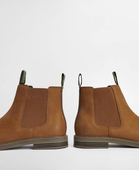 Farsley Chelsea Boots Dark Tan