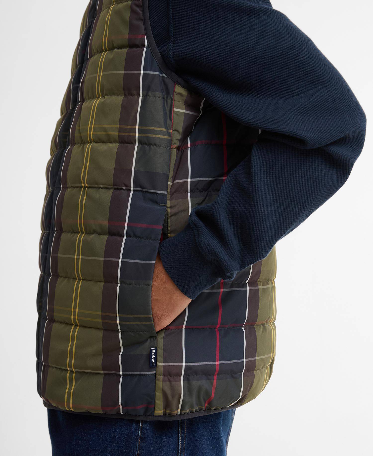 Reversible Tartan Puffer Gilet Classic Tartan image number 5