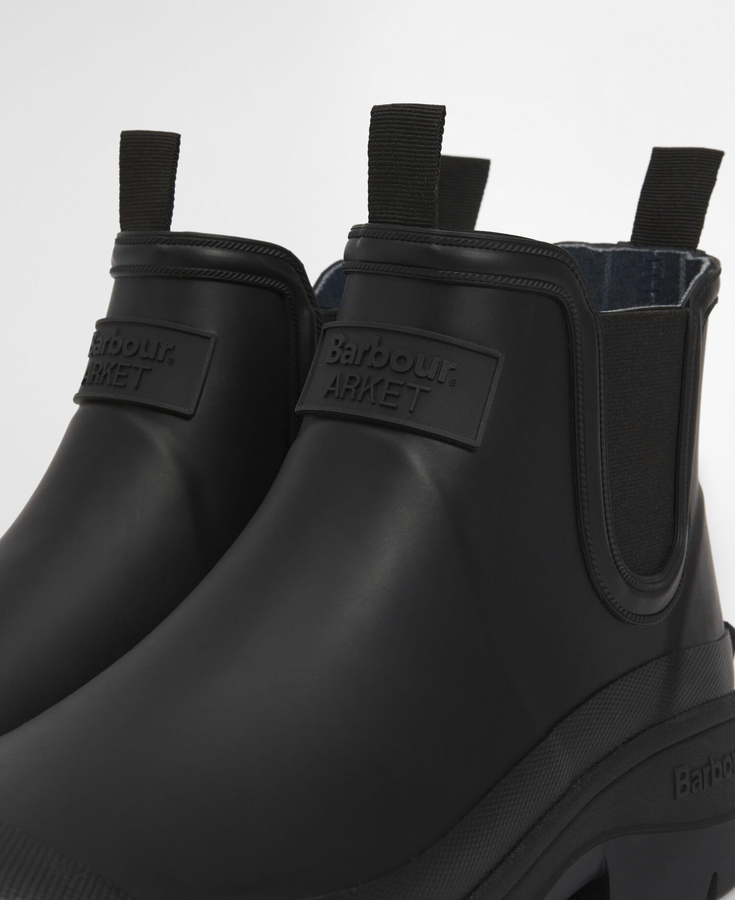 Barbour x ARKET Chelsea Wellingtons Black