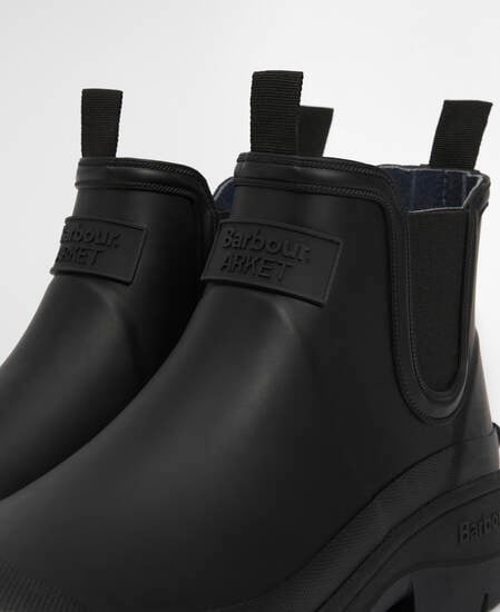 Barbour x ARKET Chelsea Wellingtons Black
