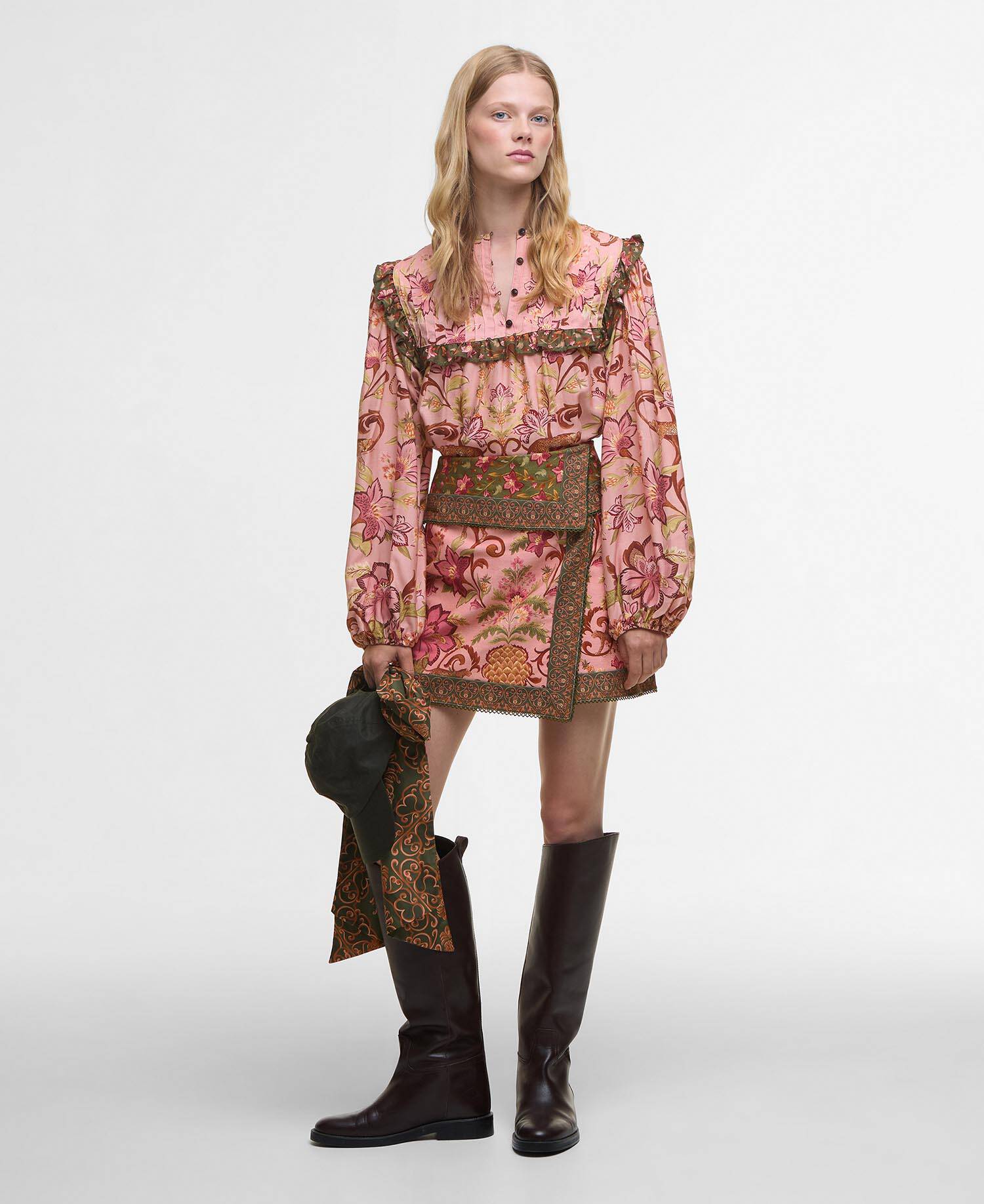 Barbour FARM Rio Cami Long-Sleeved Blouse Tropical Print image number 1