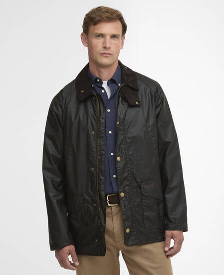 Lightweight Stratford Waxed Jacket Dark Olive
