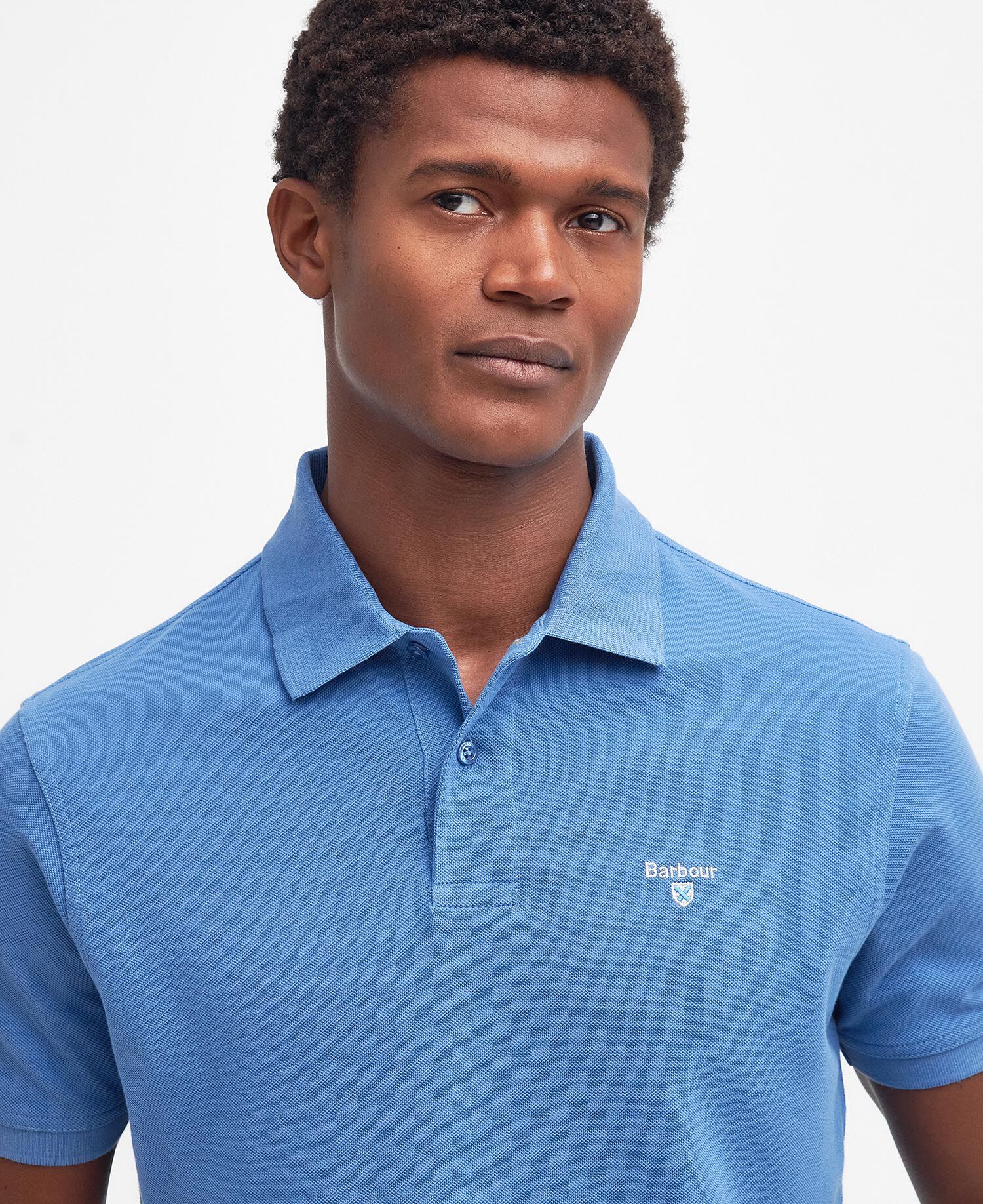 Sports Short-Sleeved Polo Shirt Federal Blue