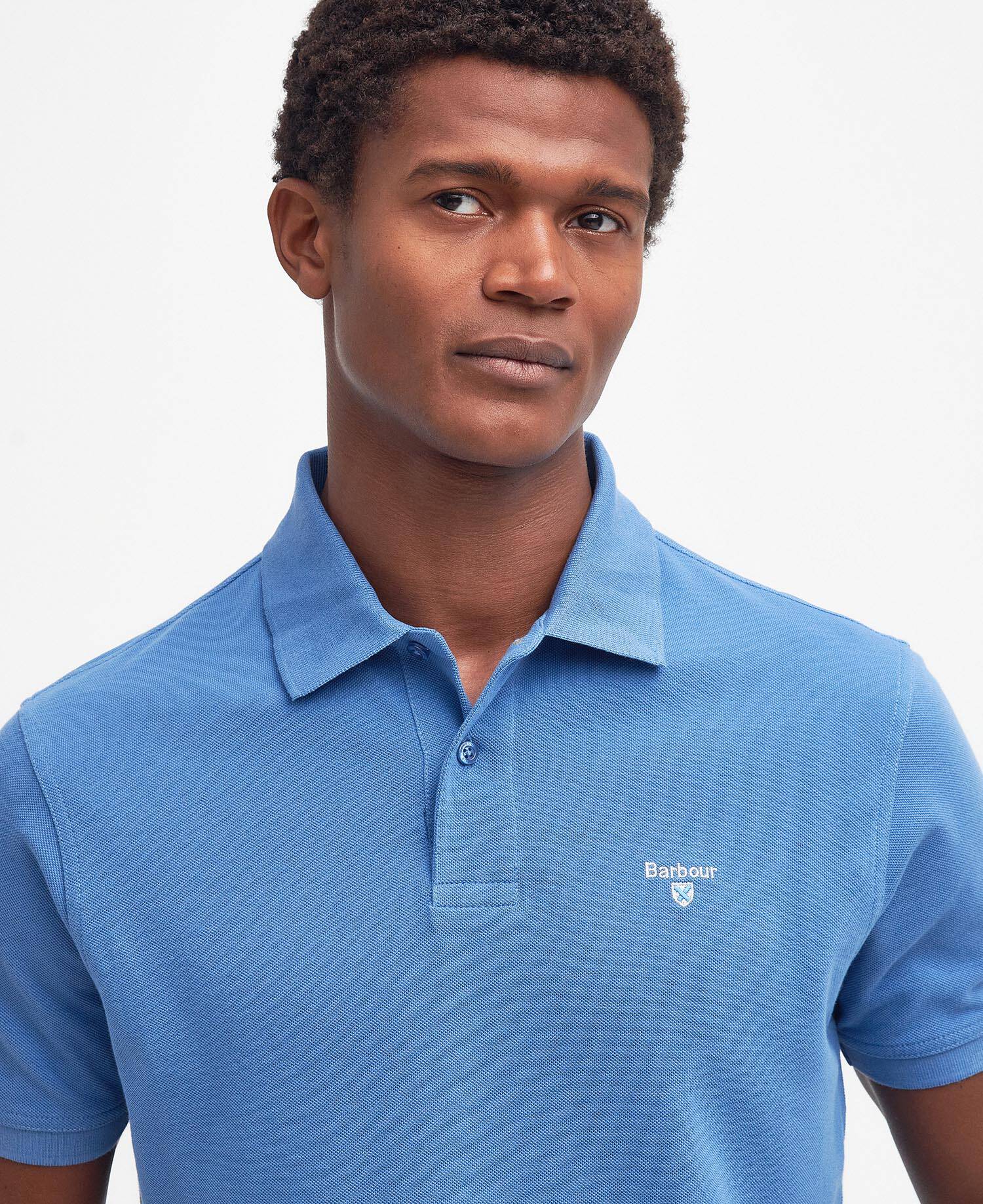 Sports Short-Sleeved Polo Shirt Federal Blue image number 3