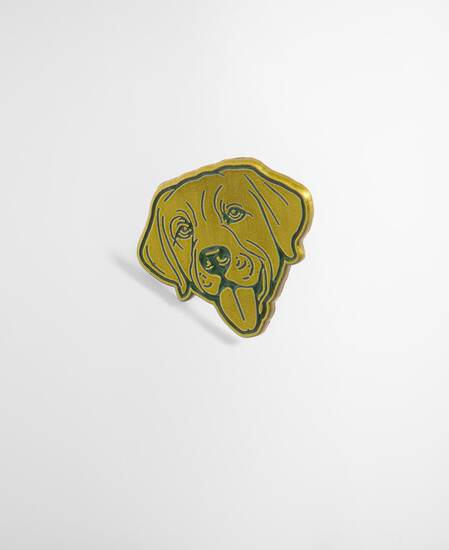 Barbour Labrador Pin Badge Labrador Barbour Labrador Pin Badge Labrador