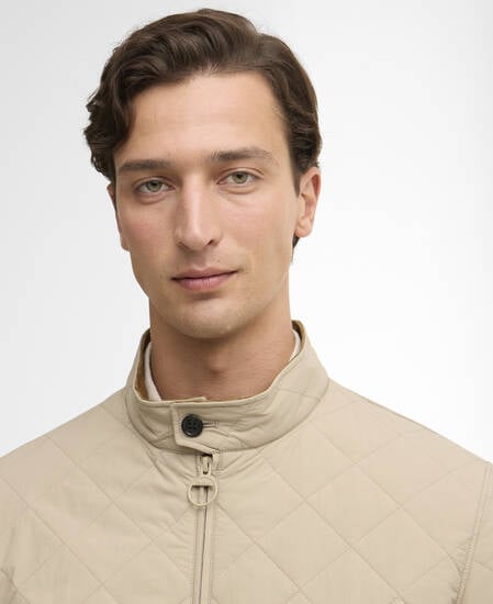 Tyneside Quilted Jacket Washed Stone