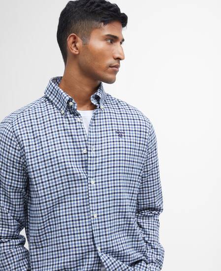 Finkle Tailored Long-Sleeved Shirt Classic Navy