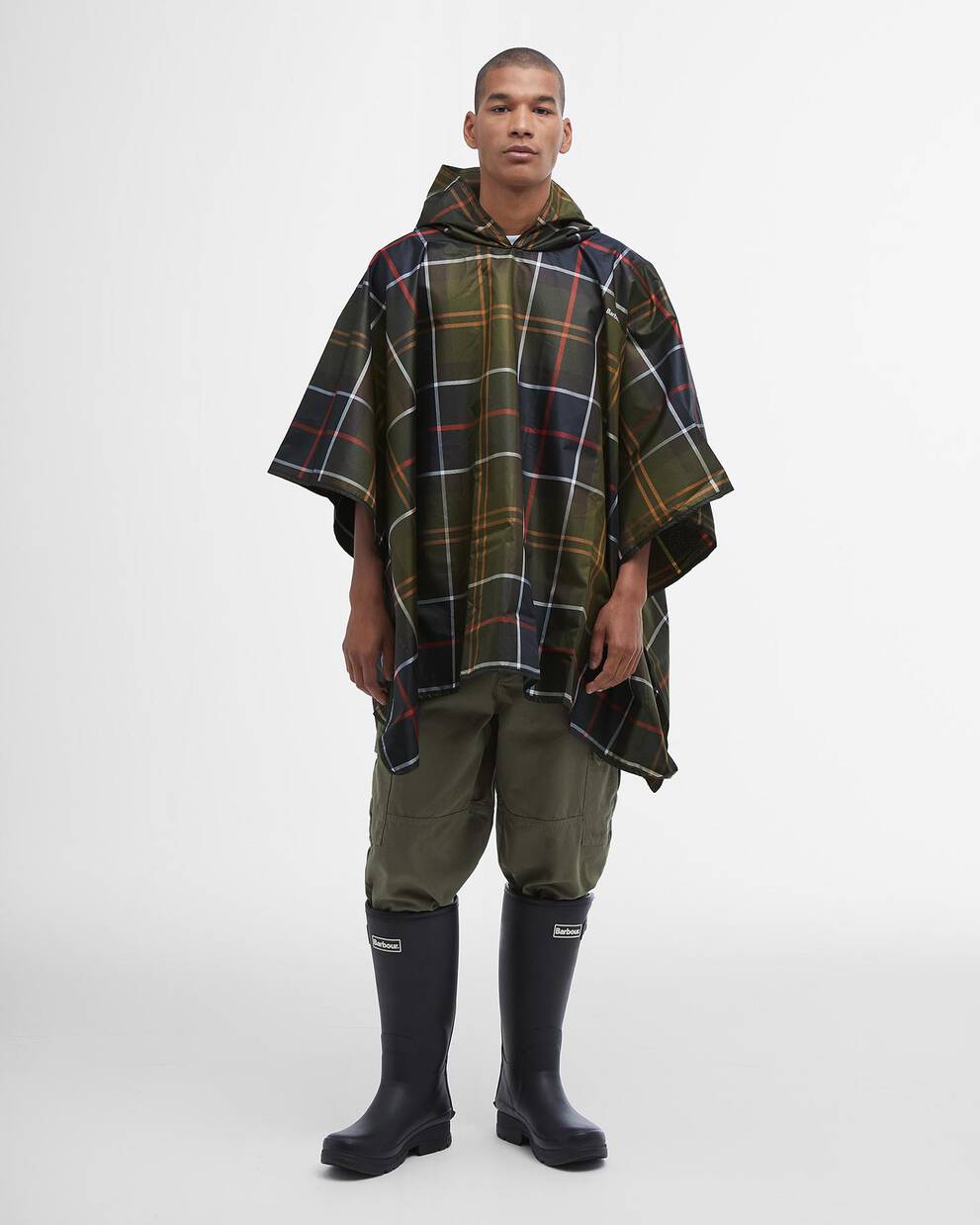 Tartan Showerproof Poncho
