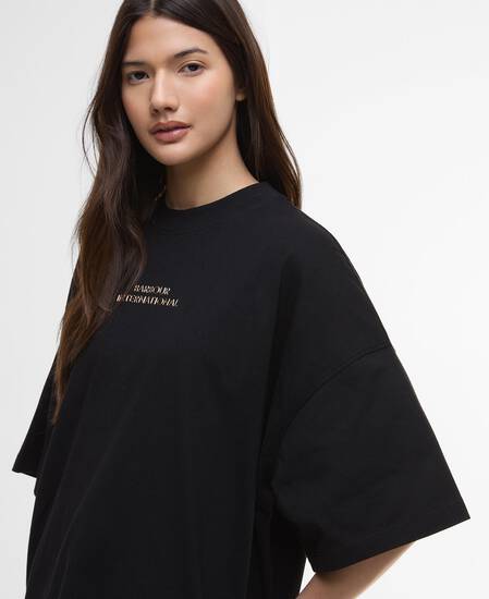 Kaia Oversized T-Shirt Black