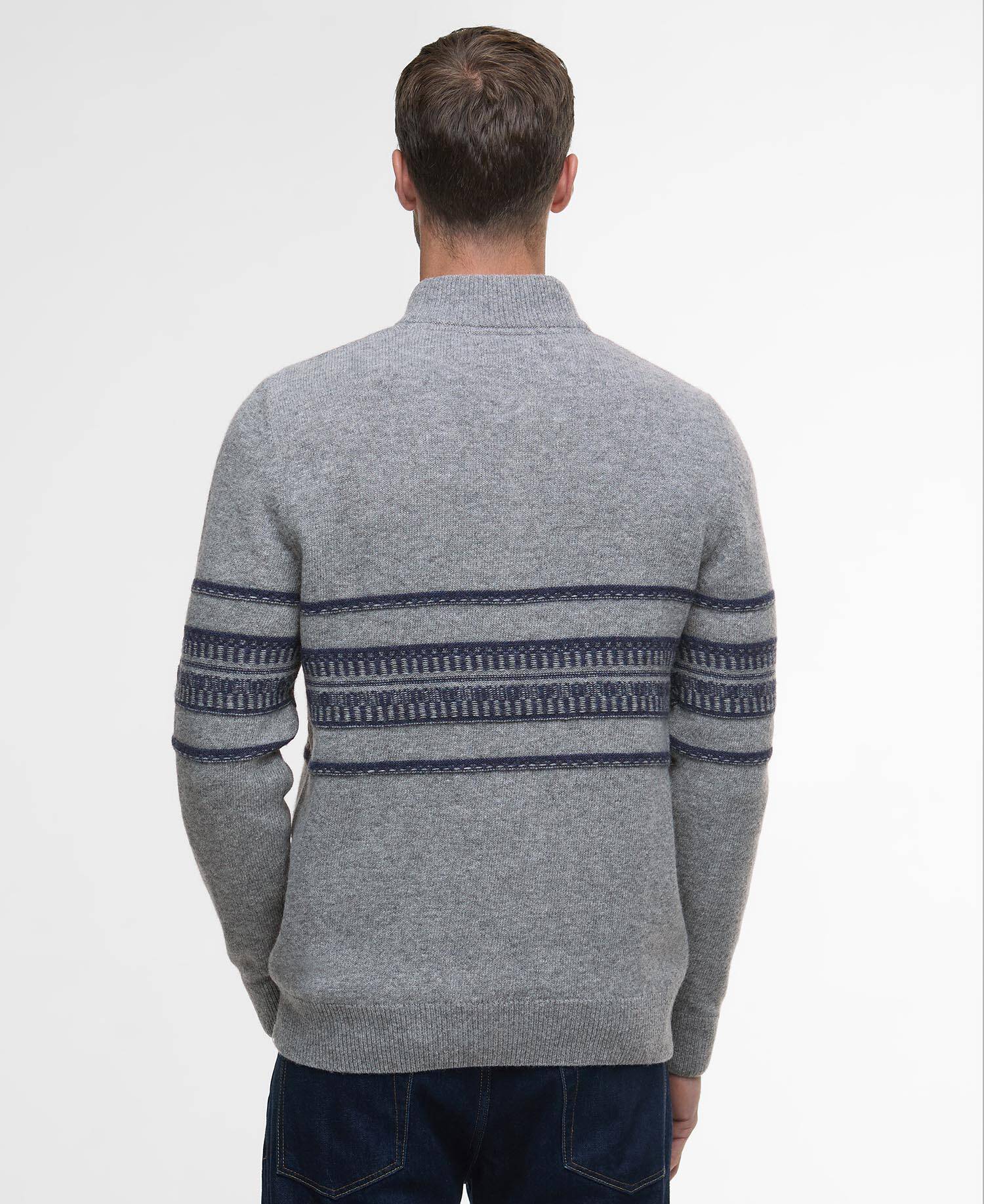 Kepwick Quarter-Zip Jumper Grey Marl image number 2