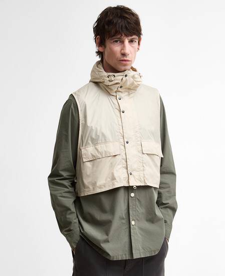 Giacca casual Transport Smock Barbour x Kaptain Sunshine Light Olive