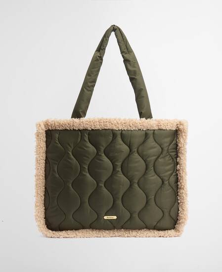Borsa tote trapuntata Marnie Olive