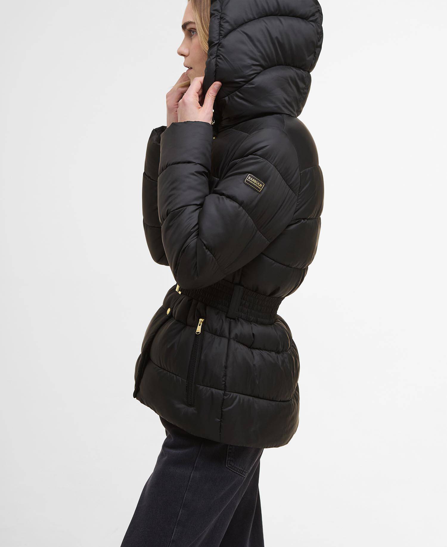 Short Track Line Puffer Jacket image number 4