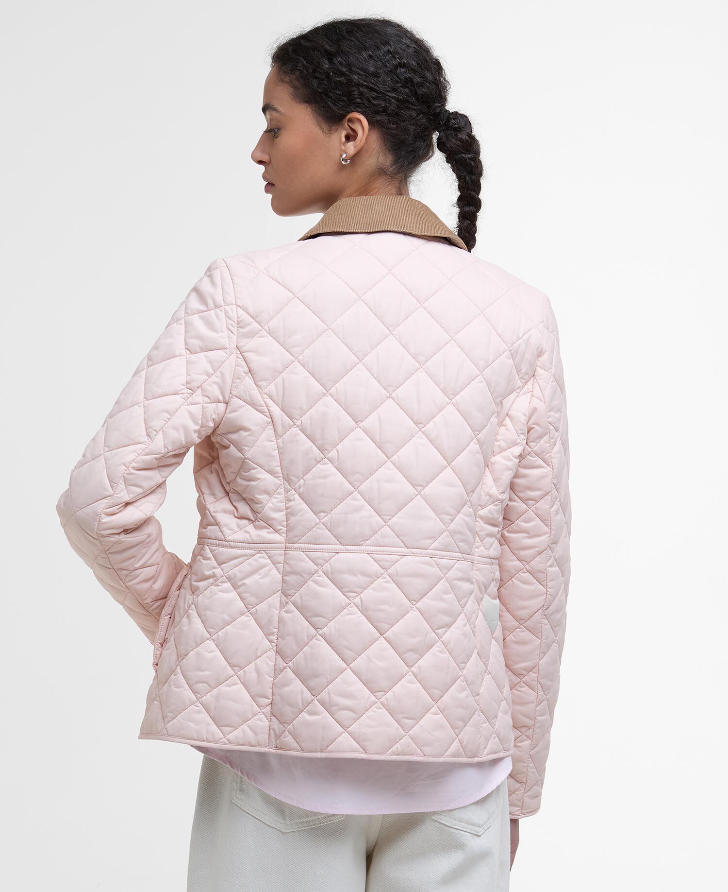Deveron Quilted Jacket Primrose Pink/Ice White