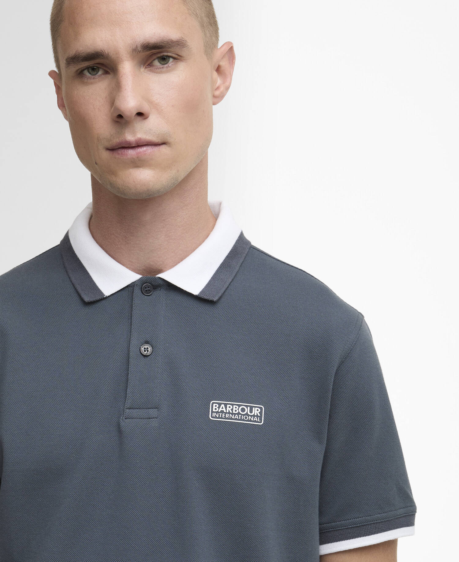 Amped Polo Shirt Storm Grey image number 3