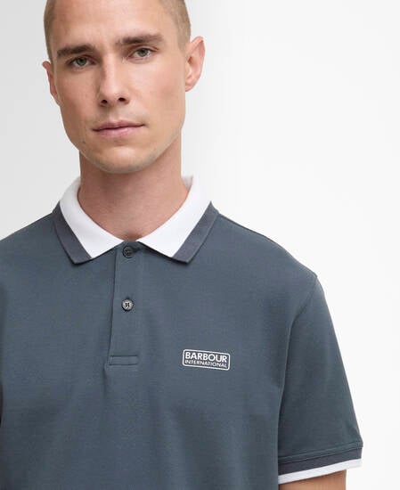 Amped Polo Shirt Storm Grey