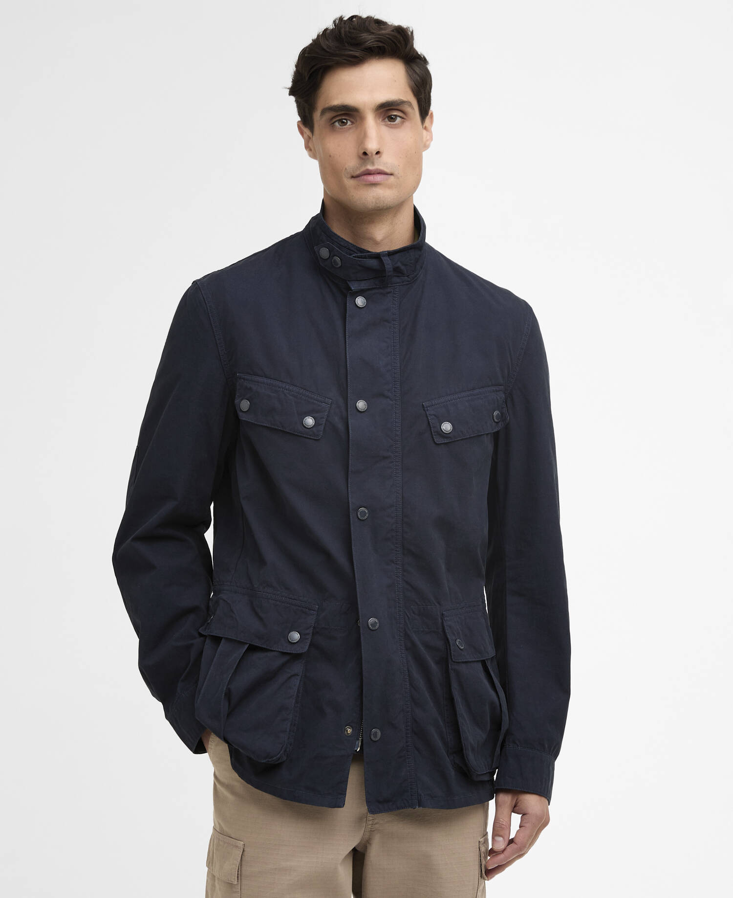 Giacca casual Duke tinta in capo Navy image number 0