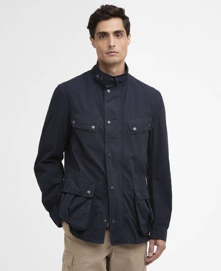 Giacca casual Duke tinta in capo Navy