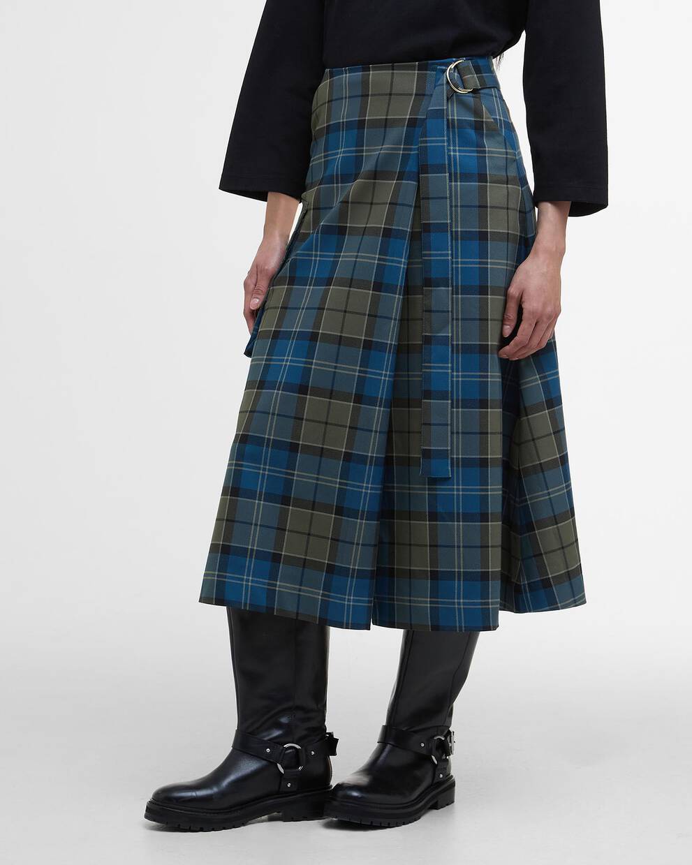 Wilma Tartan Maxi Skirt