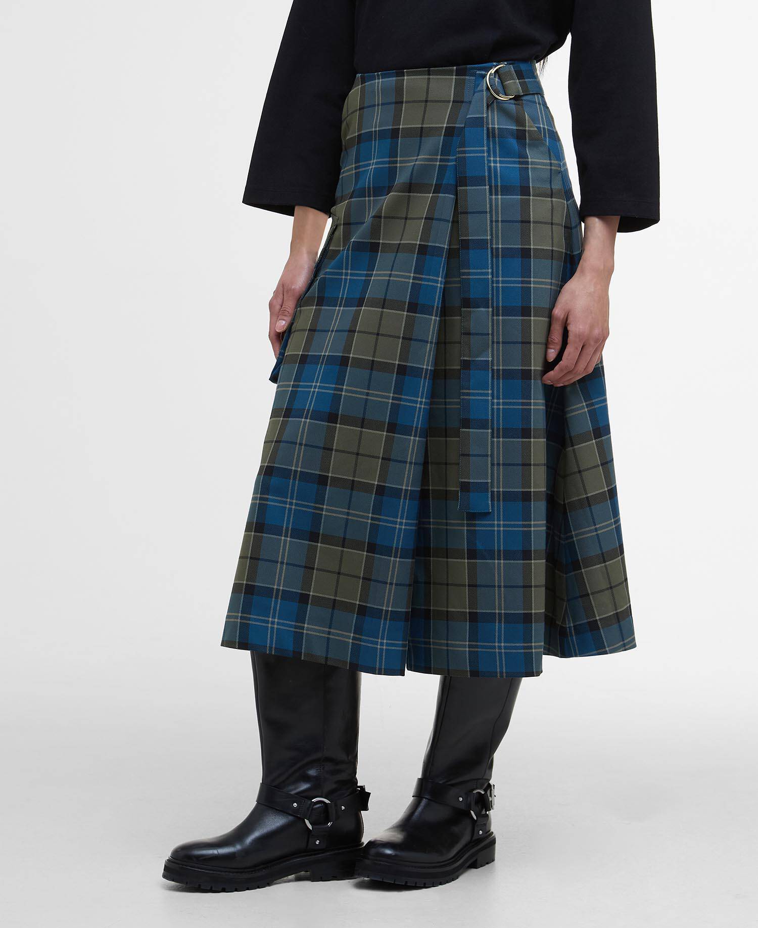 Wilma Tartan Maxi Skirt image number 1